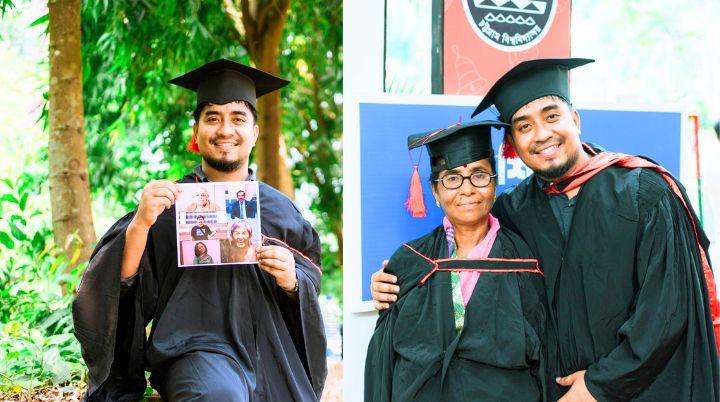 অভাব পেরিয়ে গায়ে গাউন—পাহাড়ি তরুণের জয়গাথা